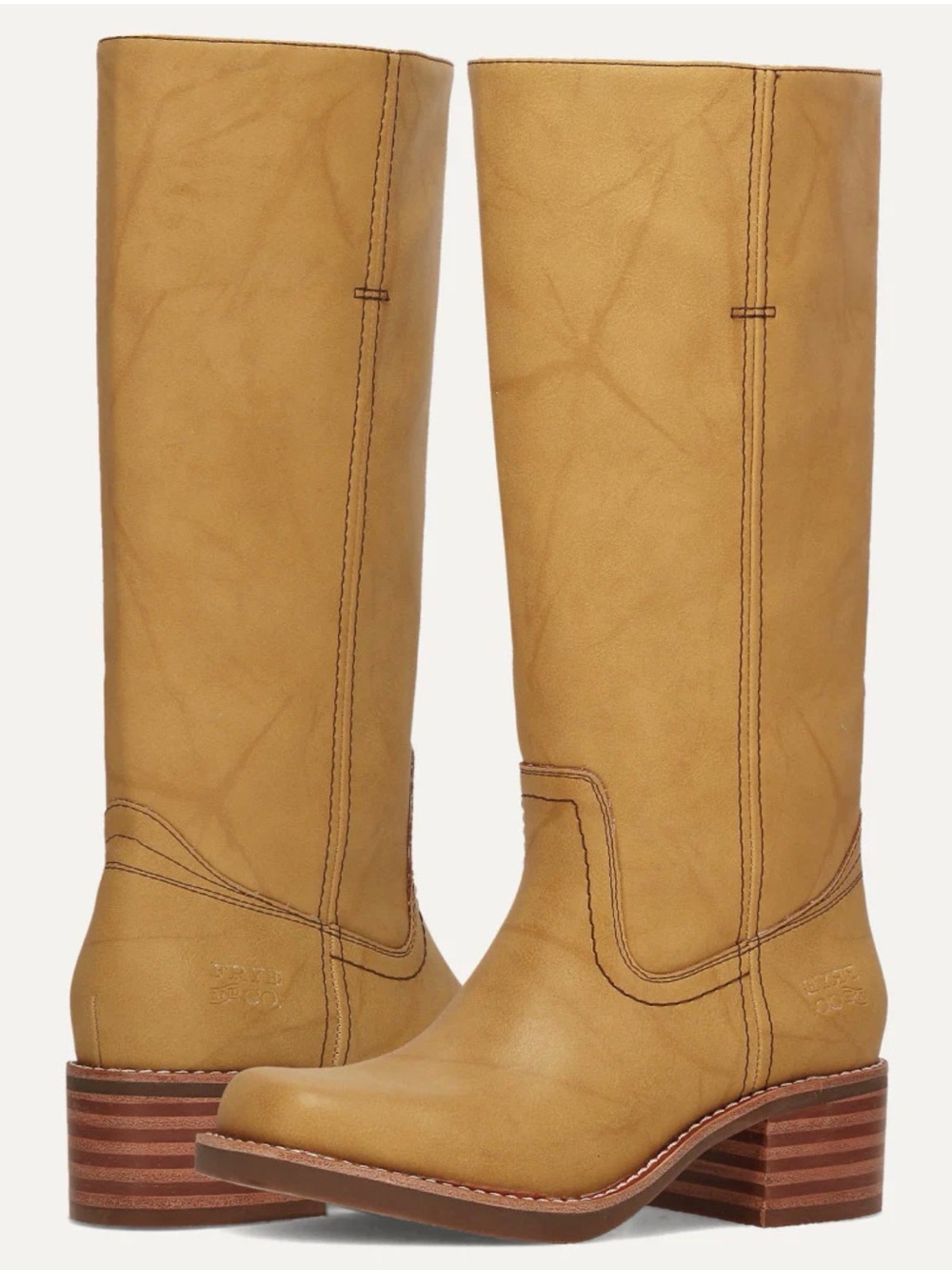 Frye and Co. Miranda 14 BANANA boots size 7.5